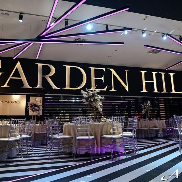 Hotel Garden Hill - dekorisan prostor za doček