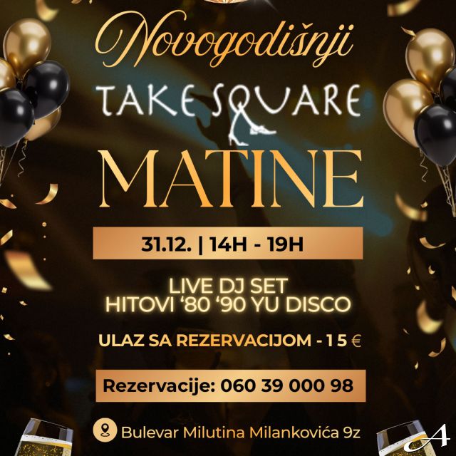 Restoran Take Square - novogodišnja proslava