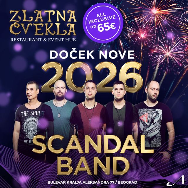 Novogodišnji doček - bend Scandal