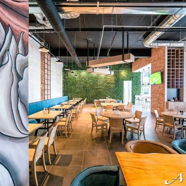 Restoran Take Square - moderan enterijer