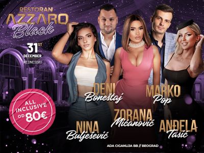 Restoran Azzaro Black Club Nova godina 2027 Restoran Azzaro Black Club Nova godina 2027