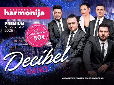 Doček Nove godine 2027 u restoranu Harmonija Doček Nove godine 2027 u restoranu Harmonija